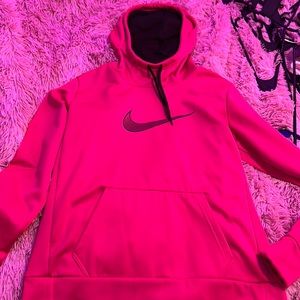 Nike bright pink medium hoodie